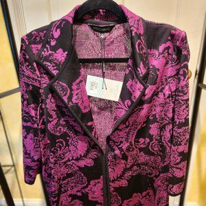 Ming Wang Long Purple Sweater